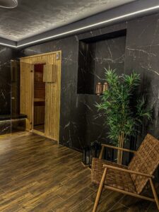 Sauna sucha, łaźnia parowa, jacuzzi, hotel małopolska